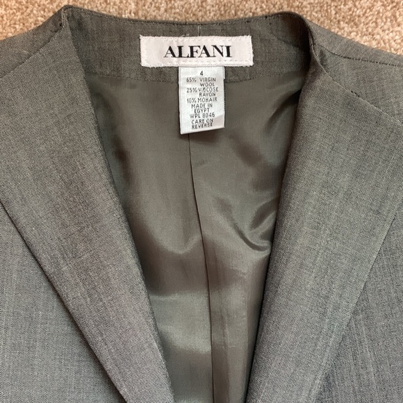 ALFANI LUXE Grey Blazer - Picture 7 of 8